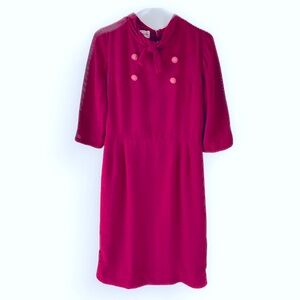 Vintage Henry Lee Dress Red 10/12